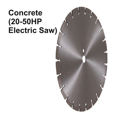 Concrete, 20-50 HP for Electric Saws