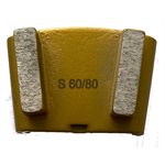 60 Grit Double Rectangle, Soft Bond (40mm x 11mm x 2seg) A11