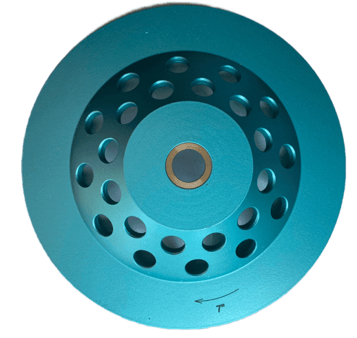 7' Premium Cup Wheel, 5 / 8'-11 Threaded